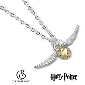 WNX0004 Harry Potter Necklace - Golden Snitch (silver plated)